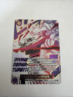 Bandai One Piece Card Game Divine Departure OP13-076 Alt Art Foil Eng - Image 1