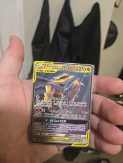 Unified Minds Garchomp & Giratina GX Ultra Rare SM Holo Card 146/236 - Image 1