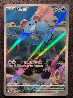 Marill 204/193 Illustration Rare Pokemon Card NM - Image 1