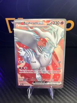 Reshiram ex - 158/086 - Ultra Rare - White Flare - Pokemon Card - NM/M - Image 1