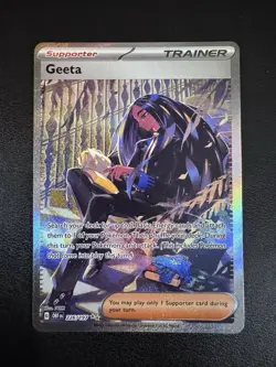 Geeta 226/197 Special Illustration Rare Obsidian Flames Pokemon Card - Image 1