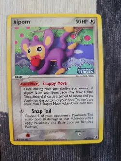 Pokemon Card - Aipom Unseen Forces 34/115 Reverse Holo Stamped - Image 1