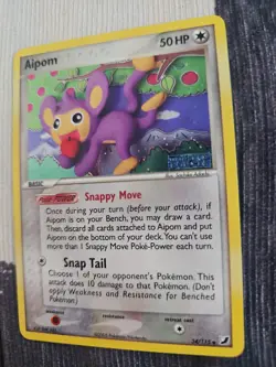 Pokemon Card - Aipom Unseen Forces 34/115 Reverse Holo Stamped - Image 2