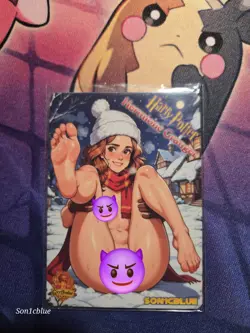Hermione Granger Harry Potter Custom Glow Waifu Card Feet Fan Art - Image 1