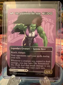 MTG Jennifer Walters The Sensational She-Hulk Borderless, Plus 2 Extra Cards. - Image 4