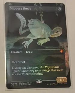 Slippery Bogle (Borderless FOIL) - 144 - SPG - NM MTG - Image 1