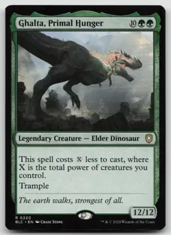 Ghalta, Primal Hunger 220 Rare Commander: Bloomburrow Magic: The Gathering NM - Image 1