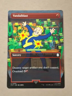 MTG Vandalblast (Borderless) Universes Beyond: Fallout Regular BB - Image 1