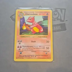 Pokemon - Charmeleon 24/102 Uncommon Base Set Shadowless Pokemon 1st Edition LP - Image 1