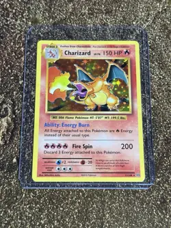 Pokemon TCG XY Evolutions Charizard Holo Rare Card 11/108 Near Mint Condition - Image 1