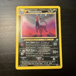 Houndoom 08/64 Neo Revelation Holo Rare 70 HP Pokemon TCG Unlimited LP-MP - Image 2
