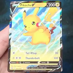2021 SWSH08: Fusion Strike Pikachu V Ultra Rare #086/264 - Image 4