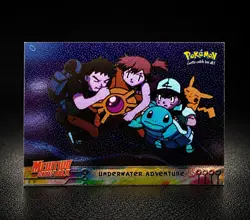 1999 Topps Pokemon Mewtwo Strikes Back #17 Underwater Adventure Foil Rare - Image 1