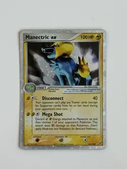 Pokemon TCG Manetric ex 101/107 Deoxys Holo Silver Border - Image 1