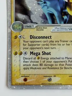 Pokemon TCG Manetric ex 101/107 Deoxys Holo Silver Border - Image 5