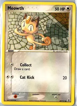MEOWTH 69/112 COMMON FIRERED & LEAFGREEN POKEMON LP - Image 1