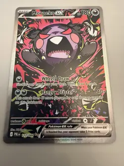 Pokemon Morpeko EX Special Illustration Rare SIR Pitch Black 117/084 - Image 2
