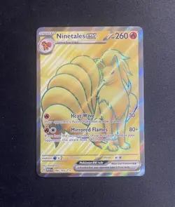 Pokemon Ninetales ex Scarlet & Violet 151 186/165 Ultra Rare Full Art - Image 1