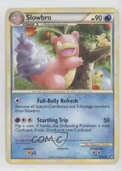 Slowbro Pokemon HeartGold & SoulSilver Undaunted #38 2010 - Image 1
