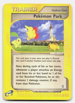 Pokemon Park 131/147 Uncommon Aquapolis Pokemon LP - Image 1