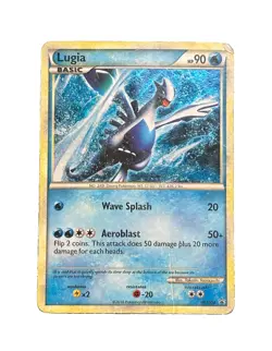 DAMAGED Lugia HeartGold SoulSilver Promo Holo Pokemon TCG 2010 HGSS02 - Image 1