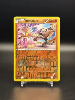 2014 POKEMON XY FURIOUS FISTS #47 HITMONLEE UNCOMMON REVERSE HOLO - NM - Image 1