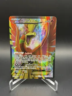 2012 Pokemon Ho-Oh EX 119/124 Dragons Exalted Full Art Ultra Rare Holo NM Raw - Image 1