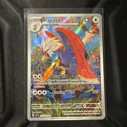 Pokemon TCG Braviary Sv08: Surging Sparks 214/191 - Image 1
