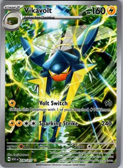 Vikavolt 230/217 Illustration Rare Ascended Heroes Pokemon Holo Near Mint - Image 1