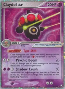 Claydol ex 93/108 Power Keepers Holo Ultra Rare Pokemon TCG Nintendo DAMAGED - Image 1