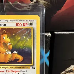 Pokemon TCG Dragoran (Dragonite) Fossil 4/62 Holo Rare German WotC 1999 - Image 2