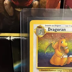 Pokemon TCG Dragoran (Dragonite) Fossil 4/62 Holo Rare German WotC 1999 - Image 3