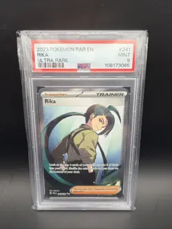 POKEMON PAR EN RIKA -241/182- PSA 9 MINT ULTRA RARE HOLO - Image 1