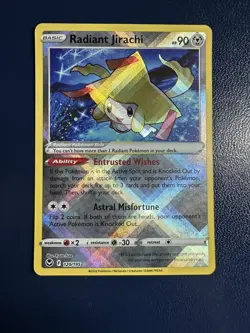 Radiant Jirachi 120/195 Holo - Pokemon Silver Tempest NM - Image 1