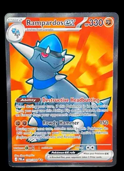 Pokemon Rampardos Ex #100/084: ME Pitch Black (Read Description) 🔥 - Image 2