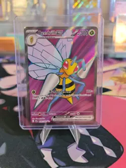 Beedrill EX 098/086 NM- Ultra Rare Full Art Pokemon TCG Chaos Rising 🐝 - Image 1