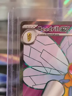 Beedrill EX 098/086 NM- Ultra Rare Full Art Pokemon TCG Chaos Rising 🐝 - Image 3