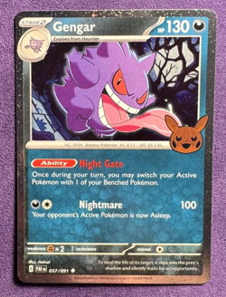 Gengar 57/91 | 2024 Trick Or Trade | Cosmos Holo | Pokemon (NM) - Image 1