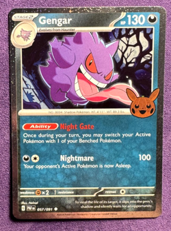 Gengar 57/91 | 2024 Trick Or Trade | Cosmos Holo | Pokemon (NM) - Image 2