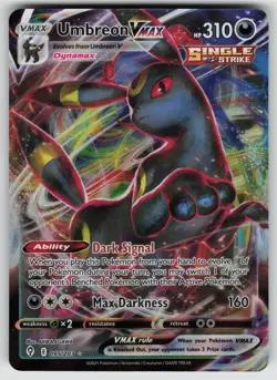 Umbreon VMAX 095/203 Holo VMAX Rare Evolving Skies Pokemon Near Mint - Image 1