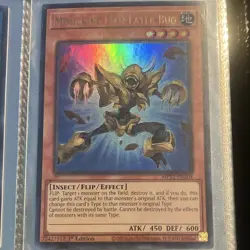 Konami Yu-Gi-Oh! Mimicking Man-Eater Bug ultra Rare Foil 1st MP22-EN204 - Image 1