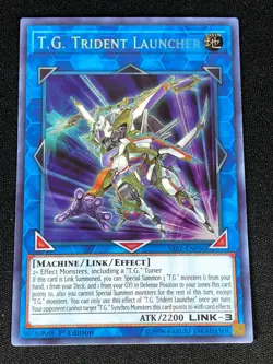 YUGIOH T.G. TRIDENT LAUNCHER SAST-EN050 1ST SECRET (NM) - Image 1
