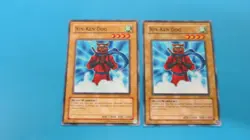 2x NIN-KEN DOG MONSTER DR1-EN164 UNLIMITED COMMON YUGIOH NM / UNPLAYED - Image 1