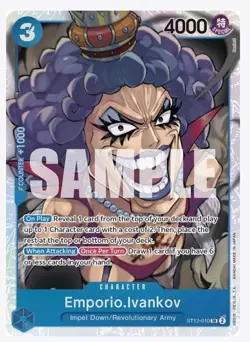 Emporio.Ivankov ST12-010 Starter Deck 12: Zoro and Sanji One Piece Foil NM - Image 1