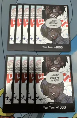 One Piece Monkey D. Luffy (OP16 - Blue/Green) Mega Competitive Deck + 10 DON!!! - Image 4
