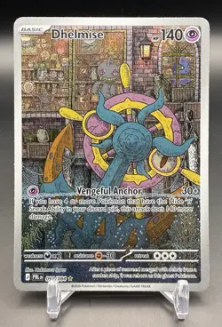 Dhelmise 091/084 Full Art Holo 140 HP Pokemon Mega Evolution Pitch Black - Image 1