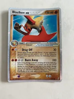 Pokemon TCG Blaziken EX Holo Ultra Rare Card 90/100 Crystal Guardians Series - Image 1