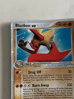 Pokemon TCG Blaziken EX Holo Ultra Rare Card 90/100 Crystal Guardians Series - Image 2