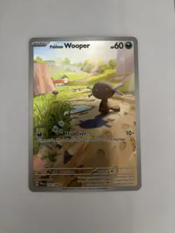 Pokemon TCG Paldean Wooper 102/094 Phantasmal Flames Illustration Rare - NM - Image 1