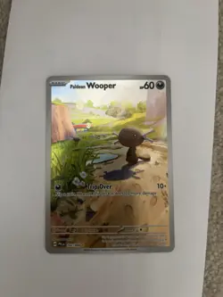 Pokemon TCG Paldean Wooper 102/094 Phantasmal Flames Illustration Rare - NM - Image 3